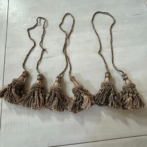 3 Drapery Tieback Tassels